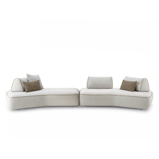 Dīvāns Capriccio 412x130x45h (Ražots Itālijā) Dīvāni, Neizvelkamie dīvāni image