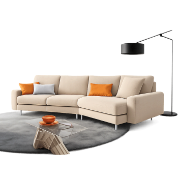 Corner sofa CASSANDRA 300x144x88h