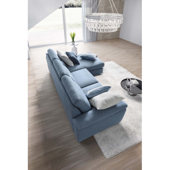 Stūra dīvāns CALIGO 228x165x88h (Ražots Itālijā)