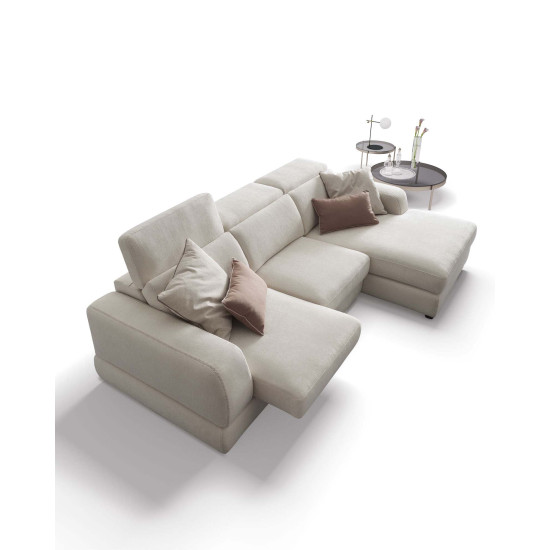 Stūra dīvāns GRAFFITI 280x227x96h (Ražots Itālijā)