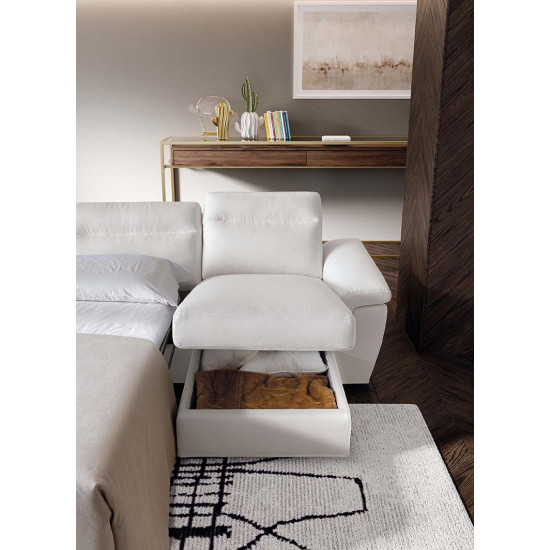 Stūra dīvāns KALLIMA 240x165x88h (Ražots Itālijā)