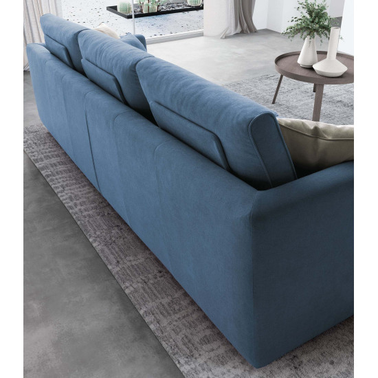 Stūra dīvāns LOLA 233x222x85h (Ražots Itālijā)