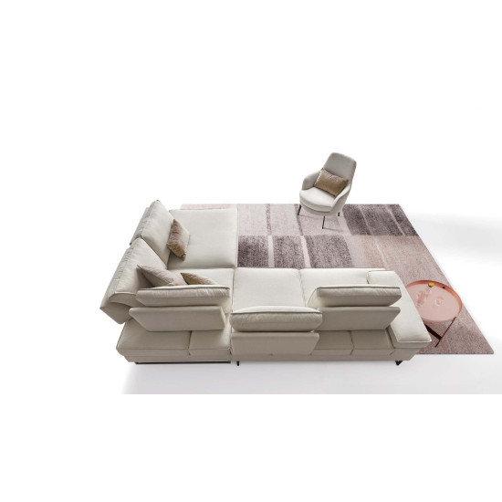 Stūra dīvāns LUIS 303x239x90h (Ražots Itālijā)