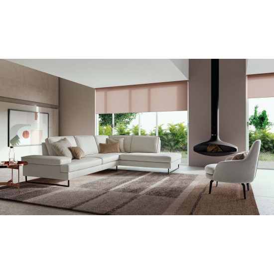 Stūra dīvāns LUIS 303x239x90h (Ražots Itālijā)