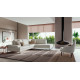 Stūra dīvāns LUIS 303x239x90h (Ražots Itālijā)