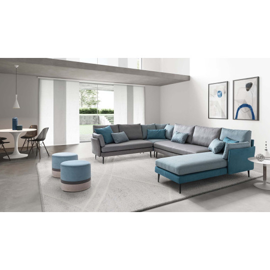 Stūra dīvāns RALPH 294x225/200x85h (Ražots Itālijā)