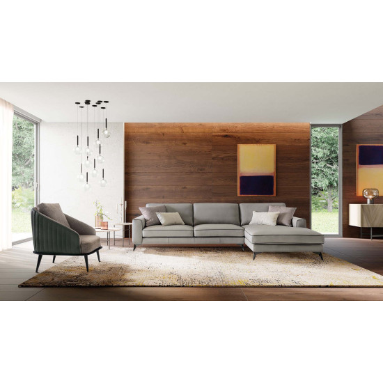 Stūra dīvāns RUSSEL 274x169x84h (Ražots Itālijā)