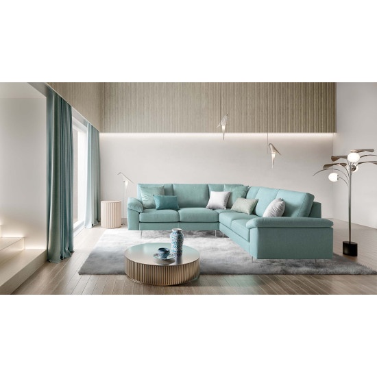 Stūra dīvāns SFINGE 239x239x88h (Ražots Itālijā)