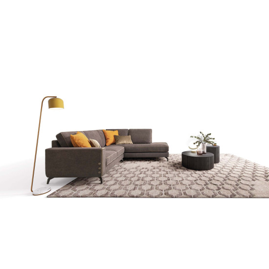 Stūra dīvāns SPENCER 264x220x84h (Ražots Itālijā)