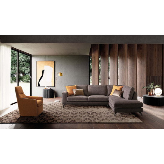 Stūra dīvāns SPENCER 264x220x84h (Ražots Itālijā)