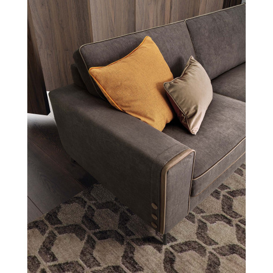 Stūra dīvāns SPENCER 264x220x84h (Ražots Itālijā)