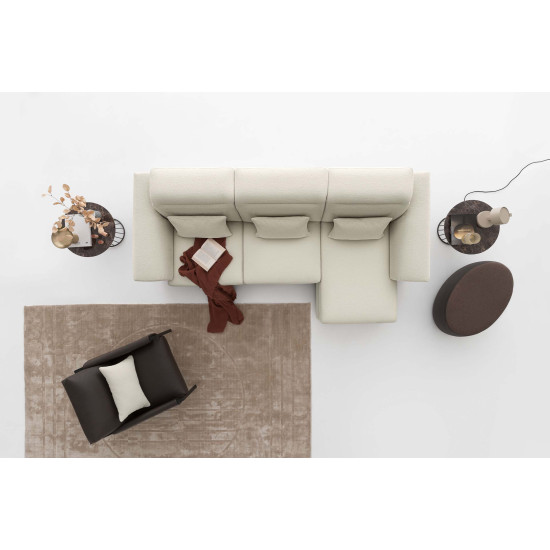 Dīvāns SWAN DOUBLE 265x110x101h (Ražots Itālijā)