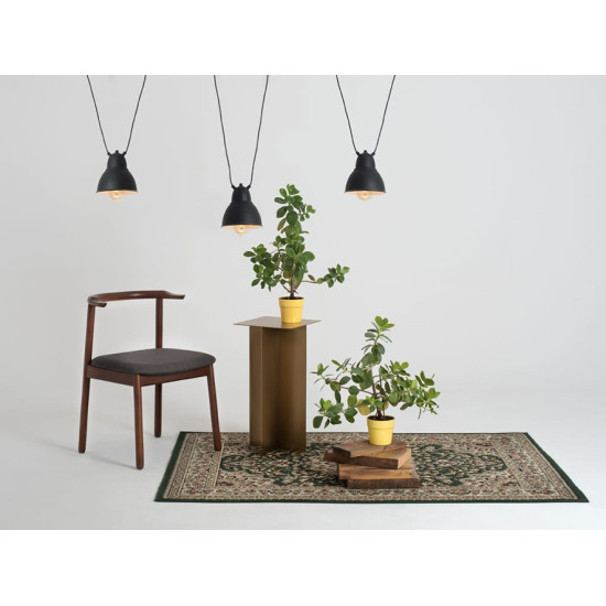 Piekaramā lampa COBEN HANGMAN 3 - melna Piekaramā lampa COBEN HANGMAN 3 - melna