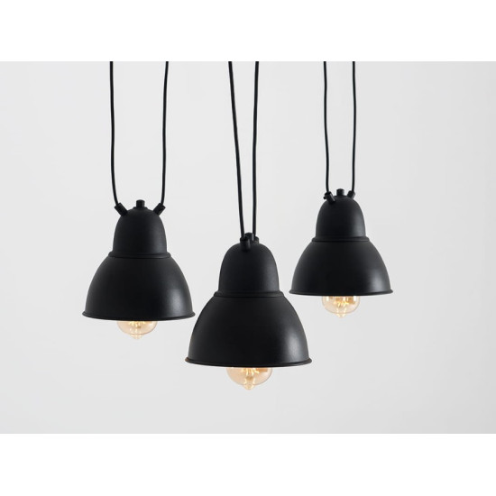 Piekaramā lampa COBEN HANGMAN FIX 3 - melns Piekaramā lampa COBEN HANGMAN FIX 3 - melns