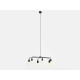 Piekaramā lampa CROSER 6 - melna Piekaramā lampa CROSER 6 - melna