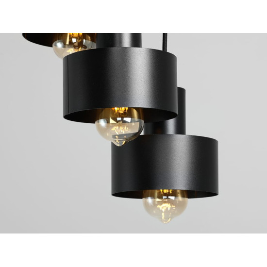 Piekaramā lampa FAY 3 - melna Piekaramā lampa FAY 3 - melna