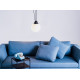 Piekaramā lampa GLASS M 1 - melna Piekaramā lampa GLASS M 1 - melna