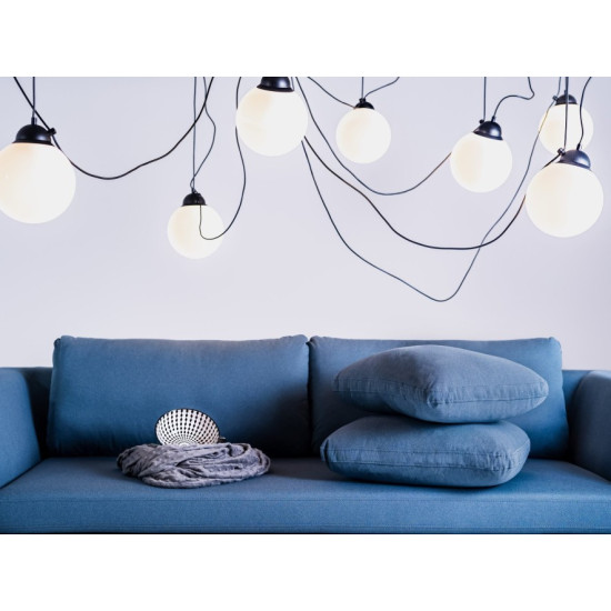 Piekaramā lampa GLASS M 7 - melna Piekaramā lampa GLASS M 7 - melna