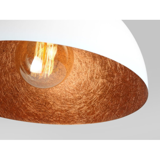 Piekaramā lampa LORD 35 - vara-balts Piekaramā lampa LORD 35 - vara-balts