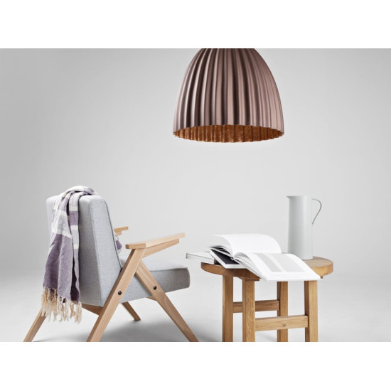 Piekaramā lampa PLISSART M - brūna/vara Piekaramā lampa PLISSART M - brūna/vara