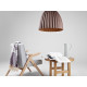 Piekaramā lampa PLISSART M - brūna/vara Piekaramā lampa PLISSART M - brūna/vara