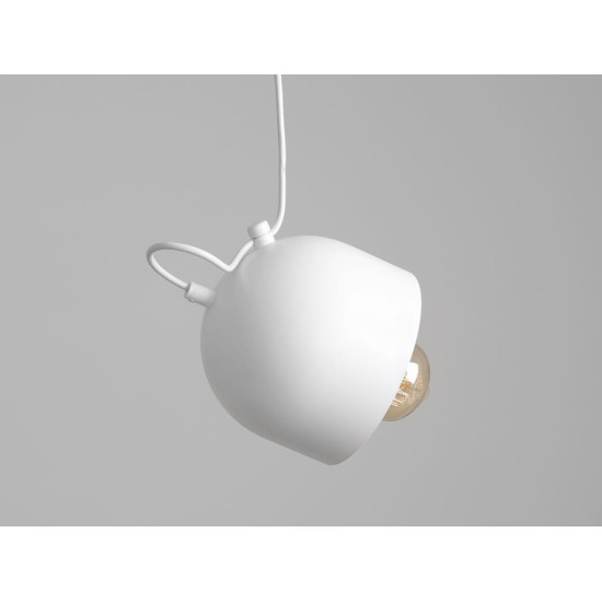 Piekaramā lampa POPO 1 - balta Piekaramā lampa POPO 1 - balta