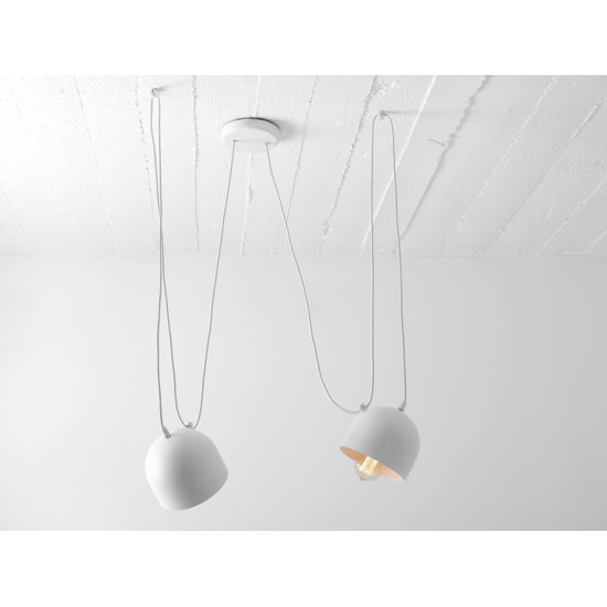 Piekaramā lampa POPO 2 - balta Piekaramā lampa POPO 2 - balta