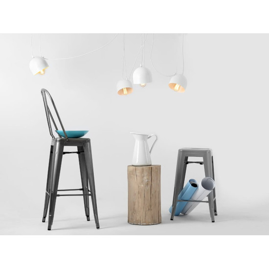 Piekaramā lampa POPO 4 - balta Piekaramā lampa POPO 4 - balta