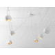 Piekaramā lampa POPO 6 - balta Piekaramā lampa POPO 6 - balta