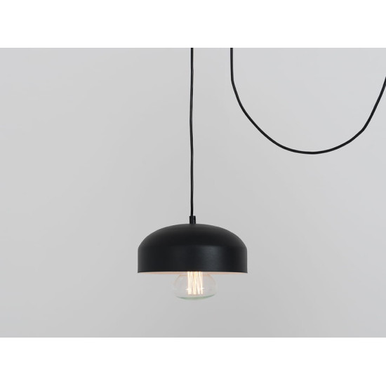 Piekaramā lampa POPO FLAT 1 - melna Piekaramā lampa POPO FLAT 1 - melna