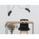 Piekaramā lampa POPO FLAT 2 - melna Piekaramā lampa POPO FLAT 2 - melna