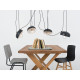 Piekaramā lampa POPO FLAT 4 - melna Piekaramā lampa POPO FLAT 4 - melna