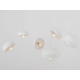 Piekaramā lampa POPO FLAT 6 - balta Piekaramā lampa POPO FLAT 6 - balta