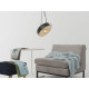 Piekaramā lampa POPO FLAT L 1 - melna Piekaramā lampa POPO FLAT L 1 - melna