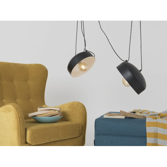Piekaramā lampa POPO FLAT L 2 - melna Piekaramā lampa POPO FLAT L 2 - melna