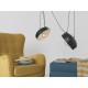 Piekaramā lampa POPO FLAT L 2 - melna Piekaramā lampa POPO FLAT L 2 - melna