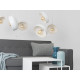 Piekaramā lampa POPO FLAT L 6 - balta Piekaramā lampa POPO FLAT L 6 - balta