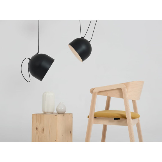Piekaramā lampa POPO L 4 - melna Piekaramā lampa POPO L 4 - melna