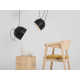 Piekaramā lampa POPO L 4 - melna Piekaramā lampa POPO L 4 - melna