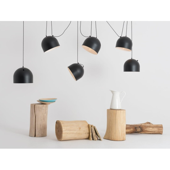 Piekaramā lampa POPO L 6 - melna Piekaramā lampa POPO L 6 - melna