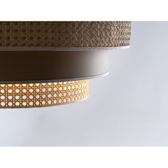 Piekaramā lampa RATIKA 3R 60x20 - bēša