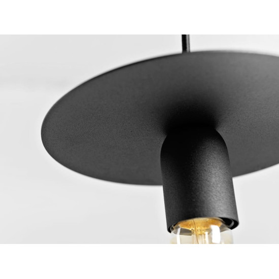 Piekaramā lampa SKIVA M - melna Piekaramā lampa SKIVA M - melna