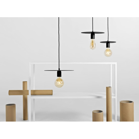 Piekaramā lampa SKIVA S - melna Piekaramā lampa SKIVA S - melna