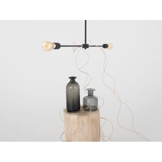 Piekaramā lampa TRISO 2 - melna Piekaramā lampa TRISO 2 - melna