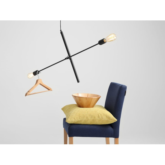 Piekaramā lampa TWIGO 2 - melna Piekaramā lampa TWIGO 2 - melna