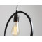 Piekaramā lampa VETO - melna