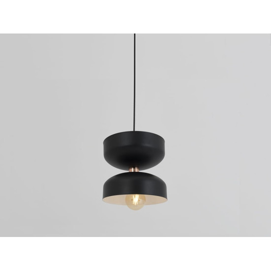 Piekaramā lampa WOMAN S - melna