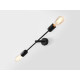 Sienas lampa TWIGO WALL 2 S - melna Sienas lampa TWIGO WALL 2 S - melna