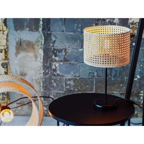 Galda lampa FLETE TABLE 26x17 - melna Galda lampa FLETE TABLE 26x17 - melna