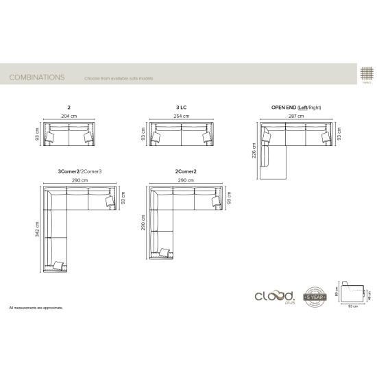 Dīvāns Fiesta (Neizvelkams) (Stūra)